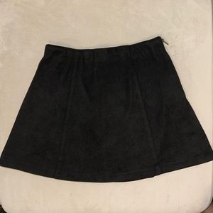 John Galt Suede Mini Skirt
